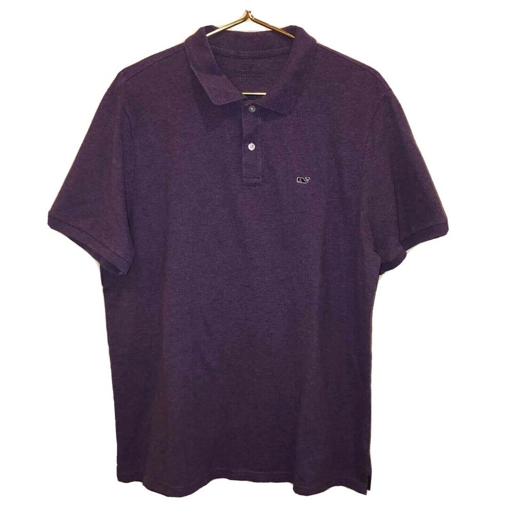 VINEYARD VINES Mens L Classic Fit Purple Polo